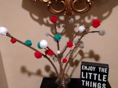 Cute Pom Pom Christmas Decor