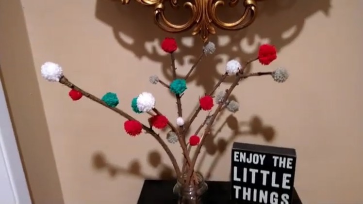 Cute Pom Pom Christmas Decor