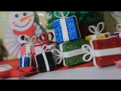 Diy Christmas craft | cute Christmas ornament #craft #diy #shorts #christmas #ornament #gift_box