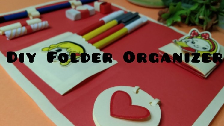 DIY Cute Doll Paper Folder Organizer | Diy Back to School Crafts| stationery Organizer.pencil case