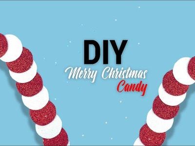 DIY DECORATION SUCRE D’ORGE - TUTORIAL CANDY CHRISTMAS #shorts #tutorial