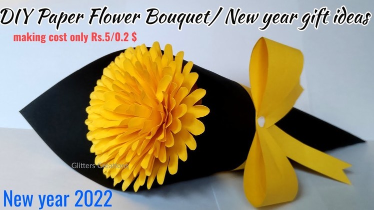 DIY Paper Flower Bouquet ????. VALENTINE'S Gift ???? ideas