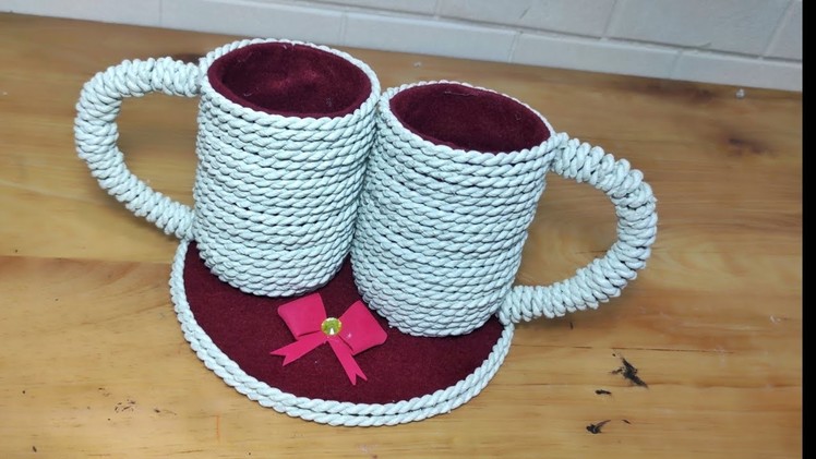 Diy Rope Organizer | Best Out Of waste Plastic Bottle idea | Recycle palstic bottle I botol plastik
