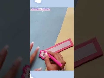 DIY Ruler. How to make cute ruler at home.School hacks.Paper craft