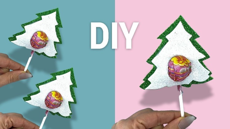 DIY SAPIN SUCETTES CHUPA CHUPS - CRAFT CHRISTMAS TIME #shorts #tutorial