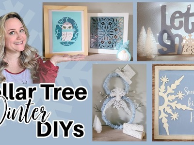 Dollar Tree Winter DIYs Part 2 | Decor on a Budget
