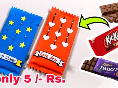 Easy Chocolate Gift Wrapping Ideas | Budget Friendly Gift Wrapping Ideas | New Year Crafts