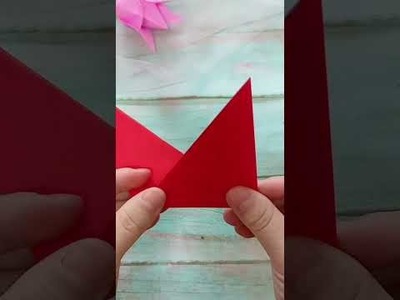 Easy craft ideas.cute paper crafts.diy origami #shorts