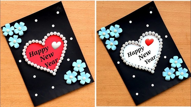 Happy New Year Card 2022.How to make New Year Greeting Card.New Year Card Making handmade Easy