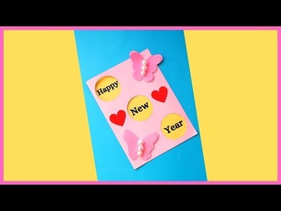 Happy New Year Card 2022 | How to make New year greeting card | New Year Card Making