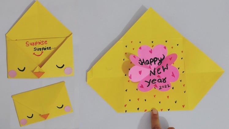 Happy New Year Gift Idea 2022????. How To Make New Year Greeting Card 2022.DIY Happy New Year Gift Easy