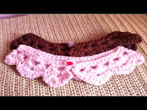 HOW TO CROCHET A SIMPLE COLLAR | CROCHET BEGINNER FRIENDLY COLLAR