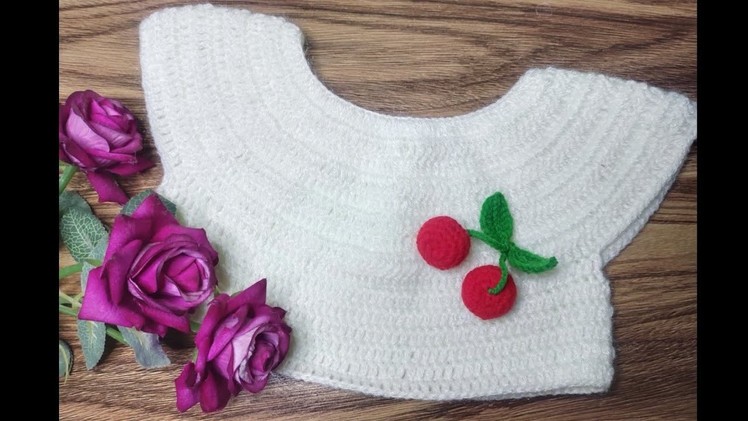 How To Crochet A Yoke For Beginners In Any Size.Crochet Halfbody