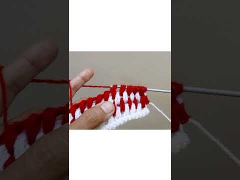 How to crochet simple Tunisian stitches.link in description for full video