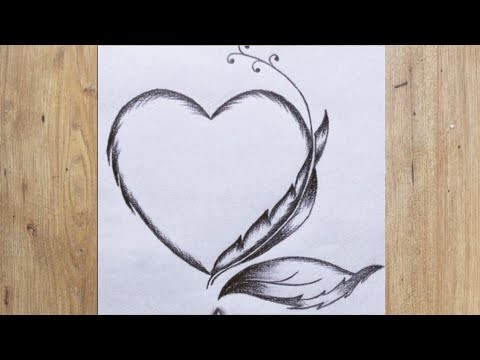 How to draw Heart for beginners and kids||Dream creations||Dream creations art and craft
