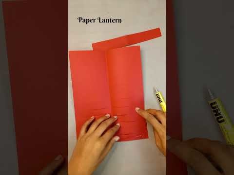 How To Make a Chinese Paper Lantern | New Year Decorations #2022 #short #craftbyadeeba