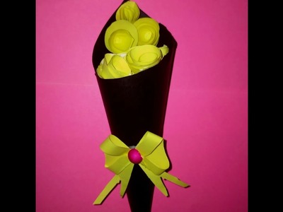 How to make a handmade paper flower bucket #happynewyear #bucket #shorts #diy #craft #paperflower