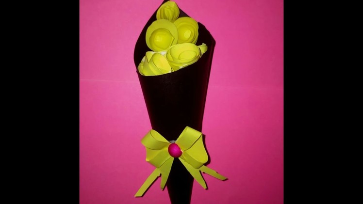 How to make a handmade paper flower bucket #happynewyear #bucket #shorts #diy #craft #paperflower