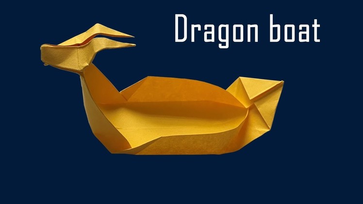 How to Make Origami Dragon Boat