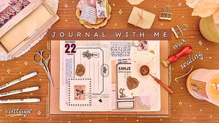 Journal With Me : Vintage Journal ft. PaperWrld + ✨ GIVEAWAY ✨