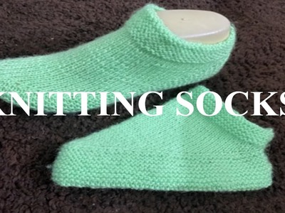 Knitting socks in easy way step by step Hindi