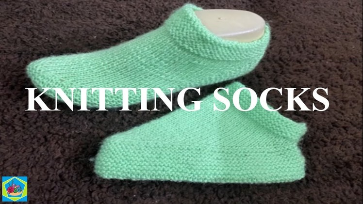 Knitting socks in easy way step by step Hindi