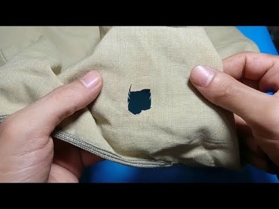 Learn a cool way to fix a hole in clothes in a way that will surprise you