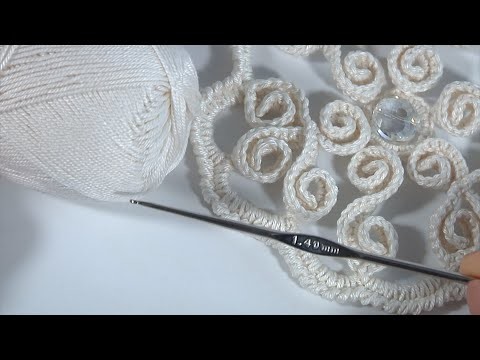 MAKE MAGIC CURLS WITH A HOOK.3D Crochet.Great Home Décor