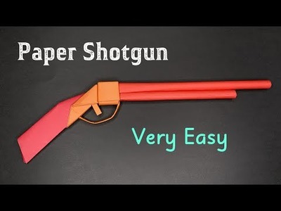 Making a Gun From Paper Crafts Easy | How to make a Paper Gun | Paper Craft | Ashraful Crafts