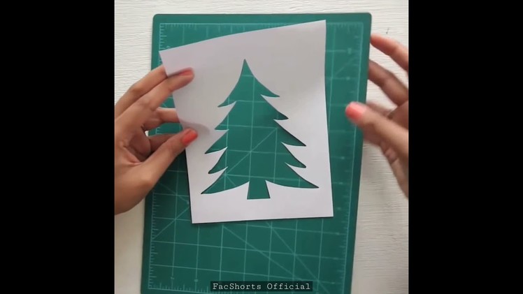 Merry Christmas Homemade Paper Cards Ideas Crafts DIY Hacks  #Shorts #Shortsfeed #trendingshorts