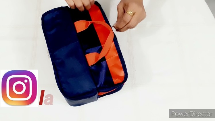 Multi Purpose Organizer Bag, Cosmetics Bag,Travel Bag By Anamika Mishra. 