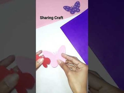 New Year Card Making Ideas | Butterfly Card Making Idea | Happy New Year Greeting Card 2022 #shorts