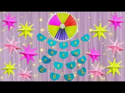 New year party decoration ideas 2022.Diy New year decorations at home.Easy New year party decor idea