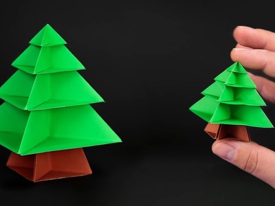 Origami 3D Christmas Tree - How to Fold