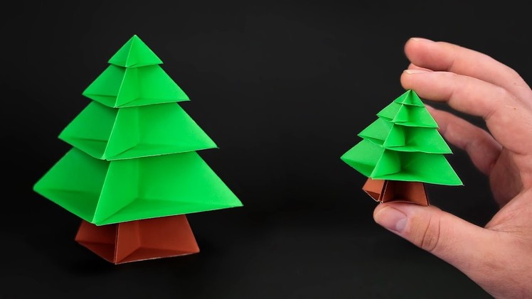 Origami 3D Christmas Tree - How to Fold