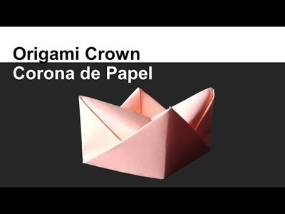 Origami Crown ???? , How to Make a Paper Crown, DIY Handmade Crafts - Corona de papel, Manualidades