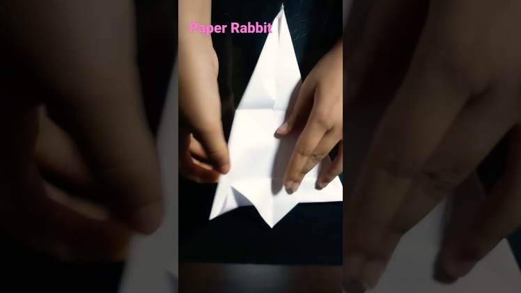 Paper craft origami rabbit