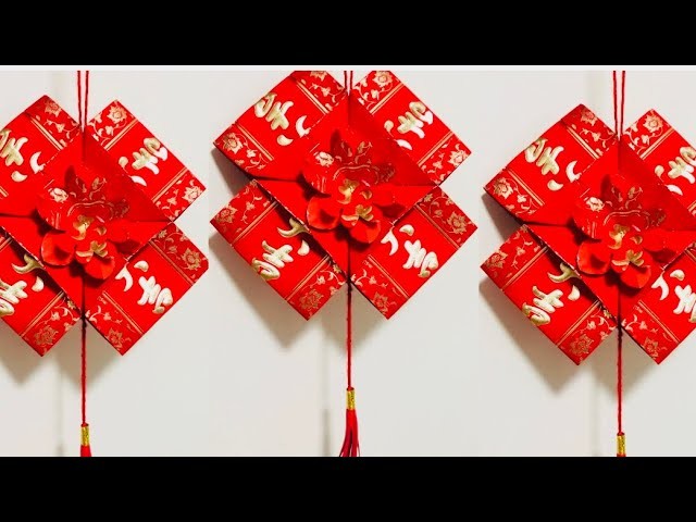 Red packet lantern | Chinese New Year Decoration Ideas | Ang pow lantern Easy | CNY 2022 | cny diy
