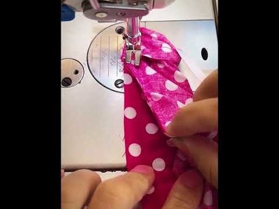 Sewing methods for women's hair rings