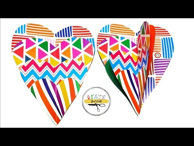 Valentine Day Craft | Paper Hearts | Handmade Crafts | Kids Craft | Paper Craft | Just Craft