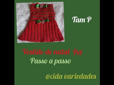 Vestido de Natal Pet Passo a Passo.Christmas Pet Dress Step by Step ????????????☃️????