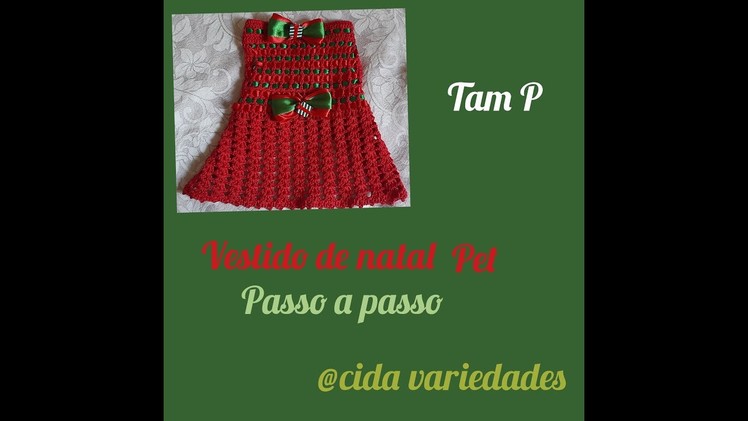 Vestido de Natal Pet Passo a Passo.Christmas Pet Dress Step by Step ????????????☃️????