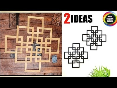 2 Beautiful Home Decor Wallhanging Ideas!! DIY craft ideas: Best out of waste