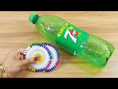 2 SUPERB WALL HANGING IDEAS USING WASTE PLASTIC BOTTEL AND HIJABPIN | BEST OUT OF WASTE