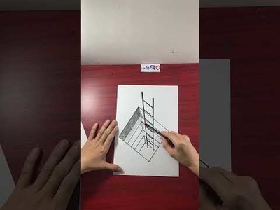 3D Amazing Drawing Tips Very Easy - 3D Trick Art On Paper #3D #Drawing #DrawingTips #Shorts