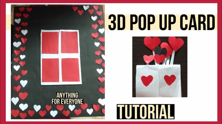 3d Pop up Card tutorial #scrapbook #diy