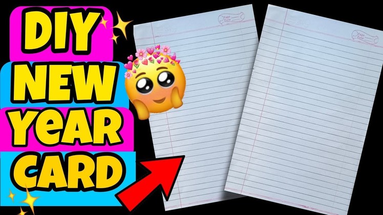Amazing new year card making handmade 2022 | how to make happy new year card easy |DIY art and craft