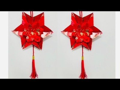Ang pow door decor easy | Chinese New Year Decoration Ideas | CNY DIY | Red Packet Lantern |CNY 2022