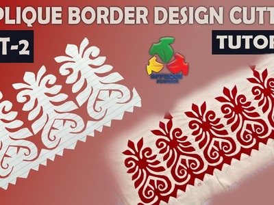 Aplic Shirt Border Design | Applique Cutting Tutorial