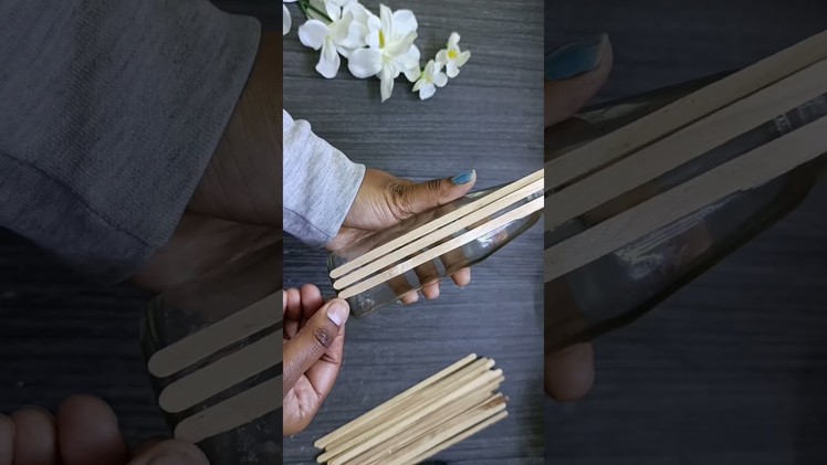 Bamboo stick craft #diy #ytshorts #shorts #youtubeshorts #doityourself #homedecor #pot